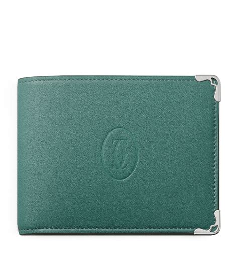 cartier wallet grey and green|cartier wallet for men.